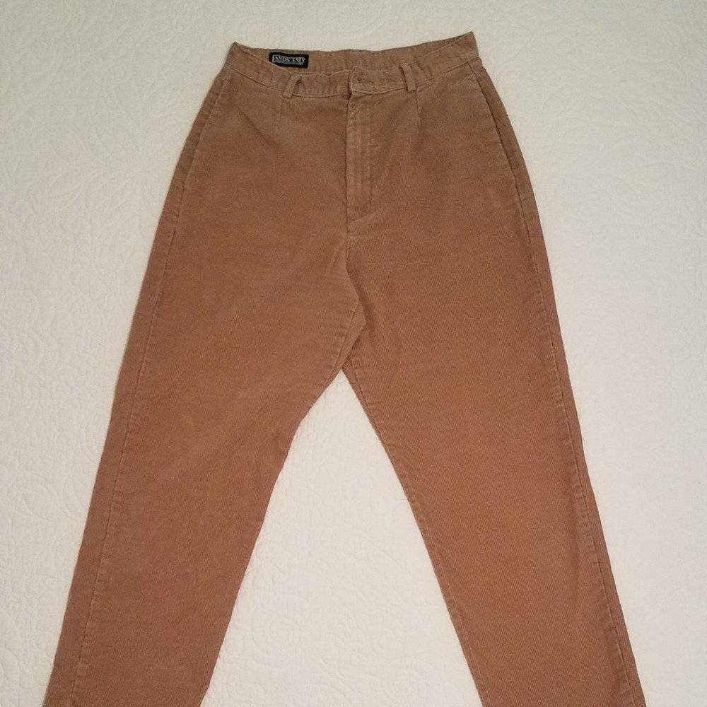 Land's End Flat Front Corduroys